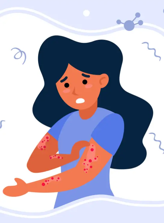 Alterações na pele, cabelos e unhas